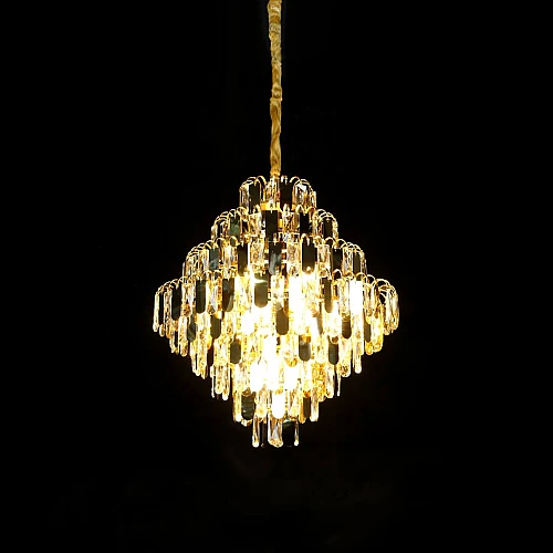 نجف علاقي كريستال ذهبي قطر 60 سم E14 نجف علاقي كريستال ذهبي قطر 60 سم E14