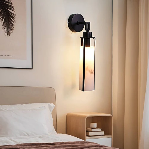 إضاءة أبليك حائط مودرن اسود E14*1