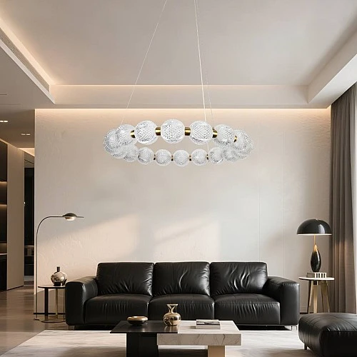 نجف مودرن زيتي 3اضاءات 25 واط قطر 60 سم