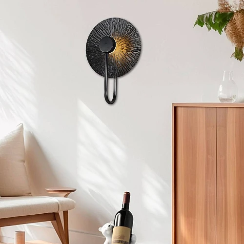 ابليك مودرن اسود لون الانارة 3اضاءات 5W