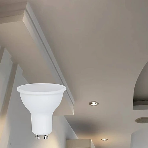 لمبة GU10 لون الانارة ملون RGB ثلجي غائم القدرة 5 واط