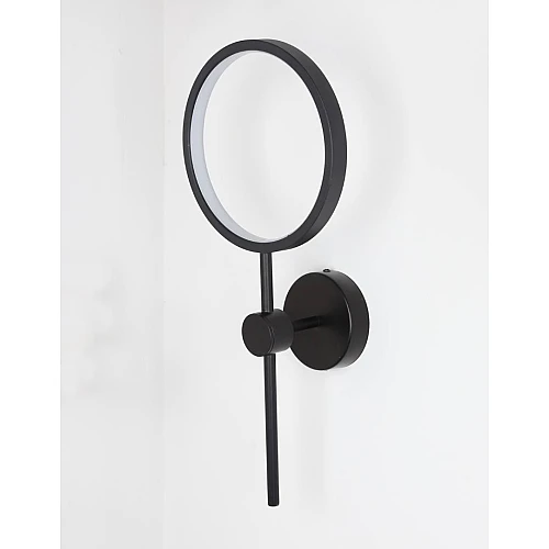 إضاءة ألترا جلو حائط مفرد اسود مع لون الانارة 3اضاءات متغيرة