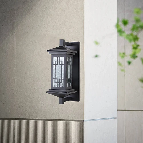 فانوس حائط جداري خارجي اسود
