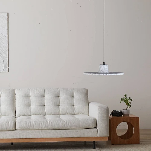 علاقي مودرن ابيض E27*1L قطر 300 ملم