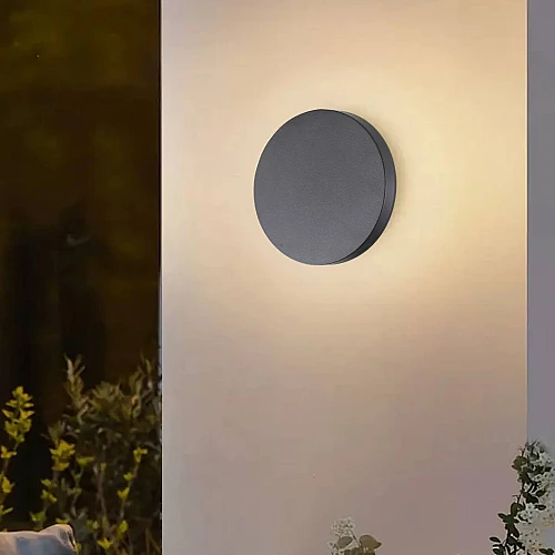 كشاف بوابة اسود لون الانارة اصفر 6W