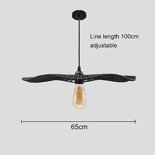 علاقي خيزران اسود E27*1L قطر 650 ملم