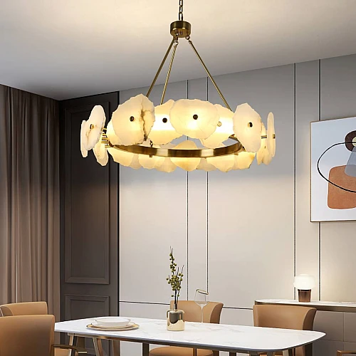 نجف مودرن زيتي لون الانارة 3اضاءات 55 واط قطر 80 سم نجف مودرن زيتي لون الانارة 3اضاءات 55 واط قطر 80 سم