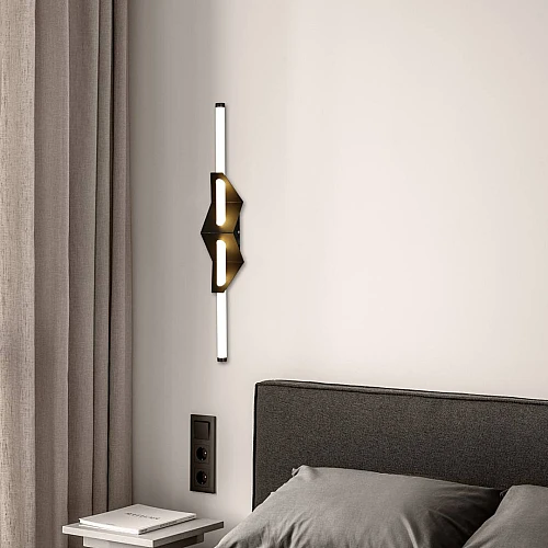 ابليك مودرن اسود لون الانارة 3 اضاءات 12 واط