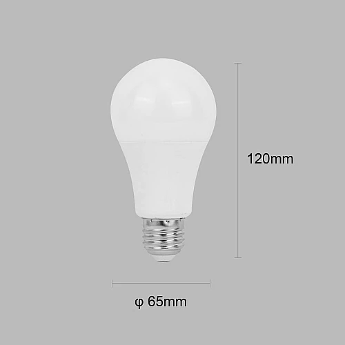 لمبة كروي لون الانارة شمسي كريمي 12 واط E27