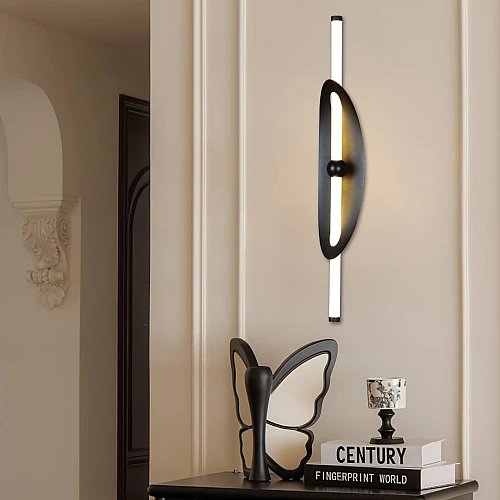 ابليك مودرن اسود لون الانارة 3 اضاءات 12 واط