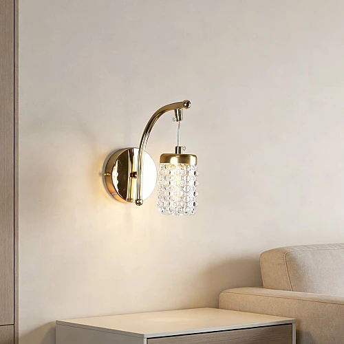 إضاءة أبليك حائط مودرن ذهبي لون الانارة 3 اضاءات واط 5