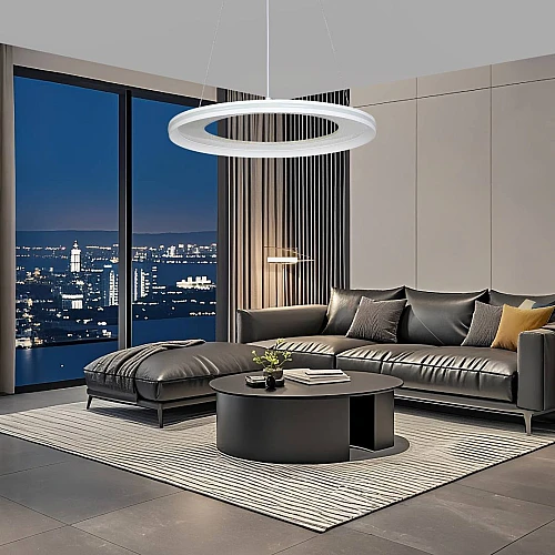 علاقي مودرن ابيض لون الانارة 3 اضاءات واط 65