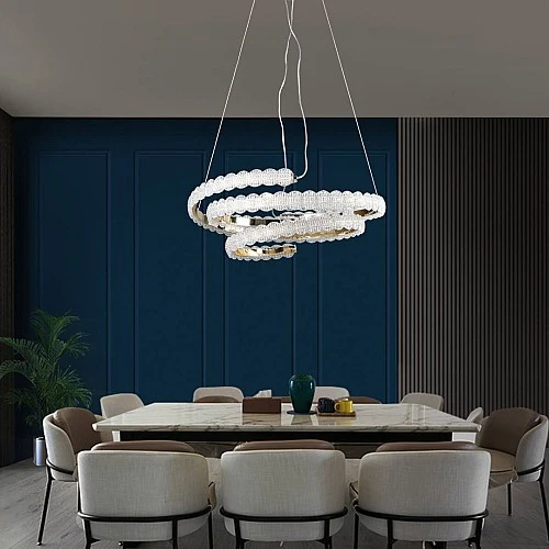 علاقي مودرن ذهبي لون الانارة 3 اضاءات واط 75