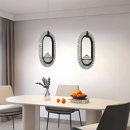 علاقي مودرن مفرد اسود لون الانارة 3 اضاءات واط 25