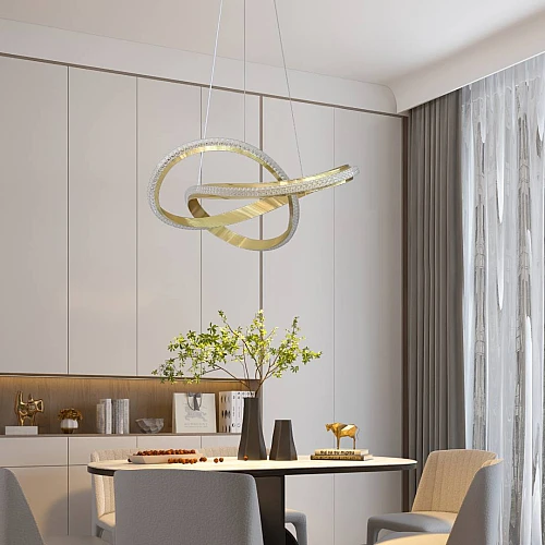 علاقي مودرن ذهبي لون الانارة 3 اضاءات واط 48