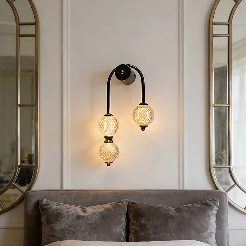 ابليك مودرن اسود مطفي لون الانارة 3 اضاءات 12 واط