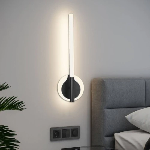 ابليك مودرن اسود لون الانارة 3 اضاءات واط 9 مقاس 500 ملم