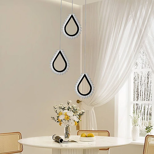 علاقي مودرن اسود لون الانارة 3 اضاءات واط 42