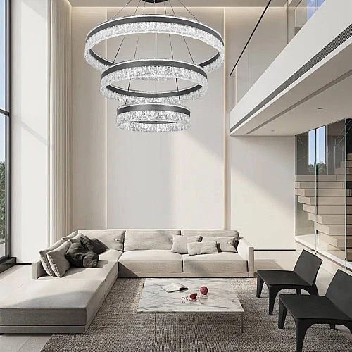 علاقي مودرن اسود لون الانارة 3 اضاءات واط 250