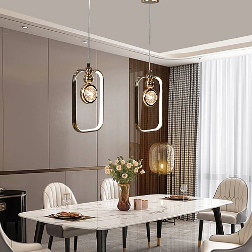 علاقي مودرن ذهبي لون الانارة 3 اضاءات واط 9