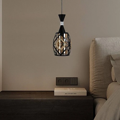 علاقي مودرن اسود E27*1