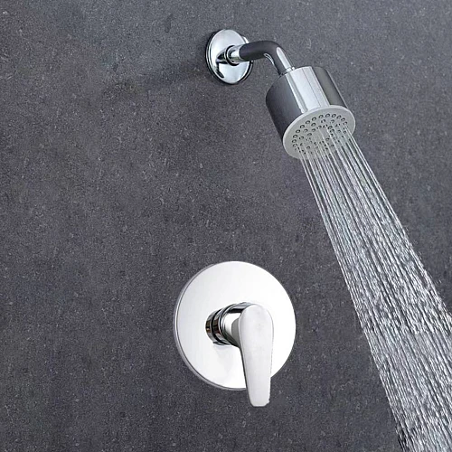 وجه مخفي دائري خط واحد كروم