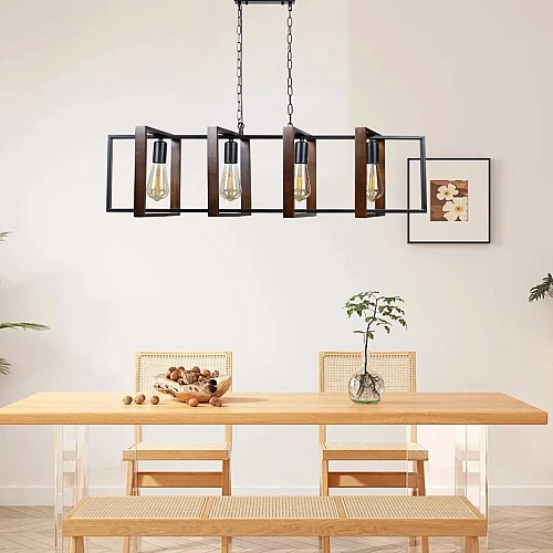 علاقي مودرن اسود E27*4