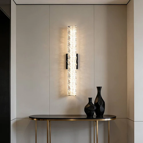 ابليك مودرن اسود لون الانارة 3 اضاءات واط 20 مقاس 400 ملم