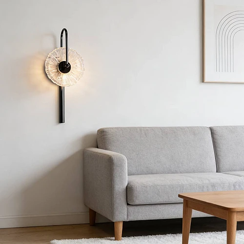 ابليك مودرن اسود لامع لون الانارة 3 اضاءات واط 5 مقاس 420 ملم