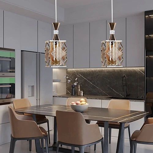 علاقي مودرن ذهبي E27*1