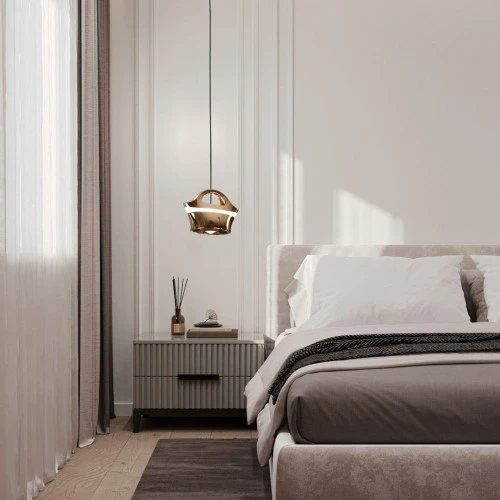 علاقي مفرد ذهبي لون الانارة اصفر 7 واط