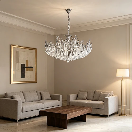 علاقي مودرن فضي E14*14