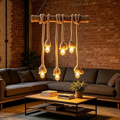 علاقي مودرن اسود E27*6