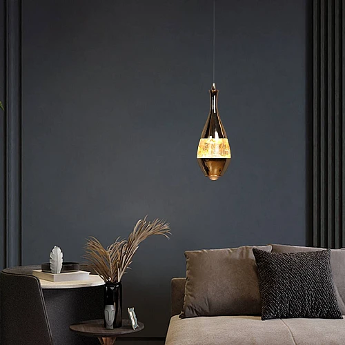 علاقي مودرن ذهبي لون الانارة اصفر W5