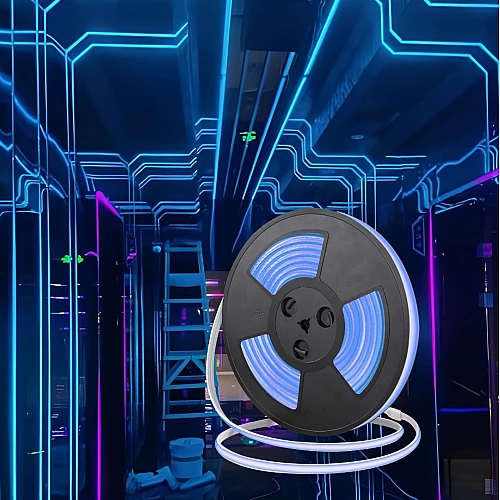 شريط لاصق كوب 24 فولت ( قص حر من اي مكان ) 10 متر لون الانارة ازرق " يحتاج الى محول كهربائي للتوصيل "