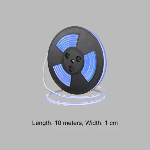 شريط لاصق كوب 24 فولت ( قص حر من اي مكان ) 10 متر لون الانارة ازرق " يحتاج الى محول كهربائي للتوصيل "