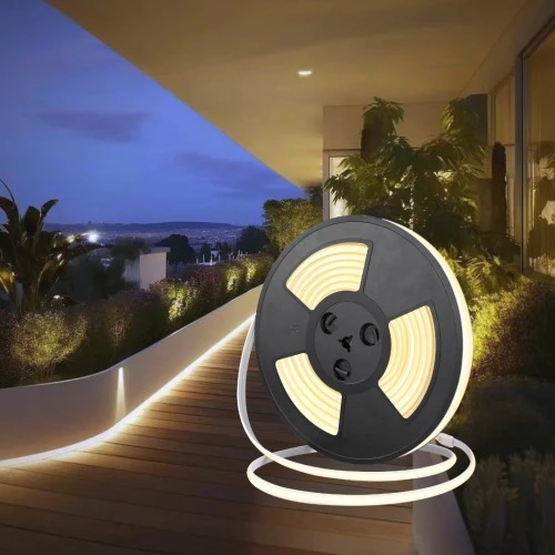 شريط لاصق كوب 24 فولت ( قص حر من اي مكان ) 10 متر لون الانارة شمسي كريمي " يحتاج الى محول كهربائي للتوصيل "