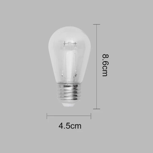 لمبة ثلاجة LED لون أزرق 2 واط E27 ضد الحرارة