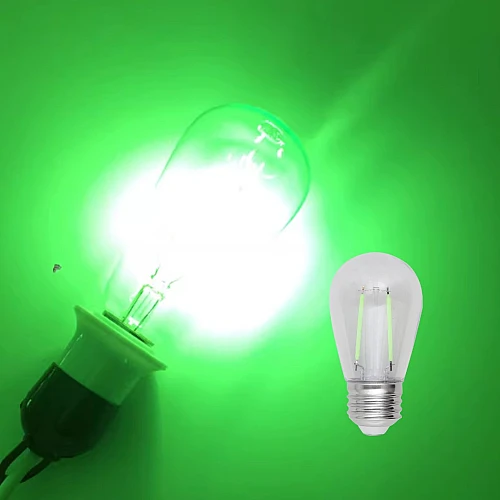 لمبة ثلاجة LED لون أخضر 2 واط E27 موفرة للطاقة