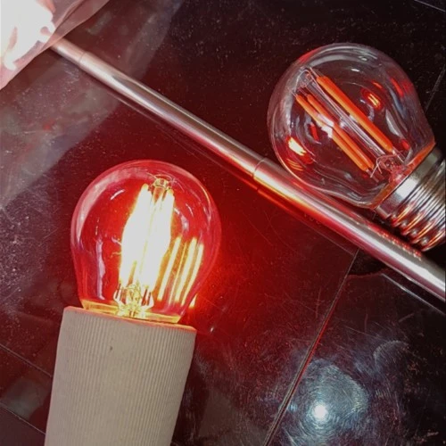  صورة منتج لمبة ثلاجة همر عيدان احمر  E27   موديل HU1954/2W/E27/RED