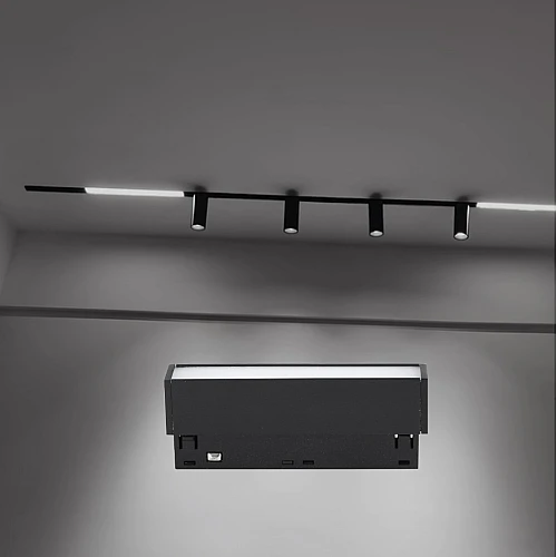 كشاف مجرى مسطرة بنل المطور CCT لون الانارة قابلة للتغيير (6,5K,4K,3K) ثلجي 6 واط (المخفي يحتاج ترنس)