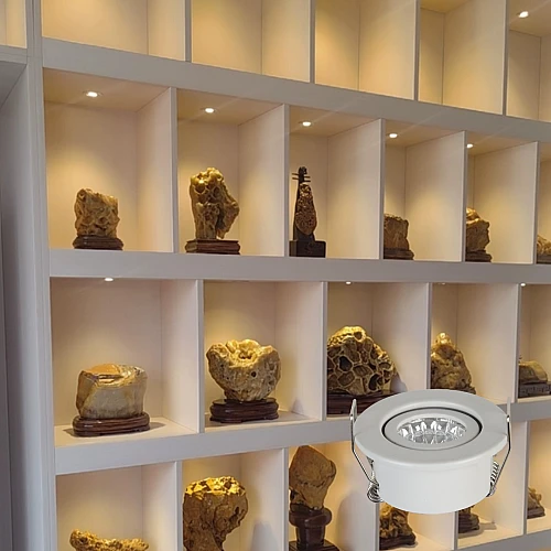 كشاف سبوت لايت أبيض متحرك إضاءة صفراء 3 واط