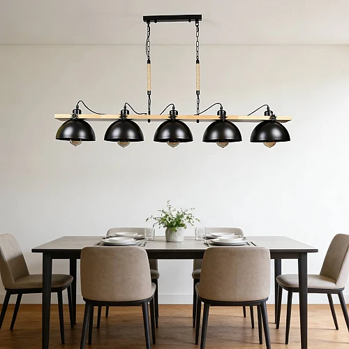 علاقي مودرن اسود E27*5