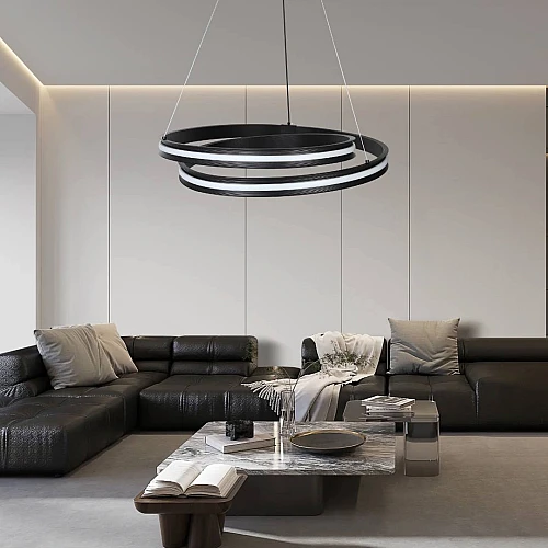 علاقي مودرن اسود لون الانارة 3 اضاءات 60 واط