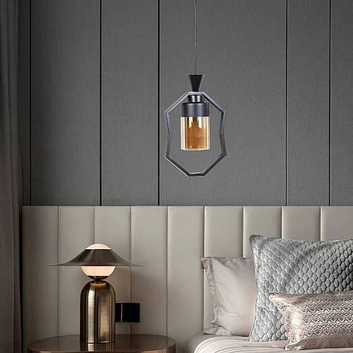 علاقي مودرن اسود E27*1