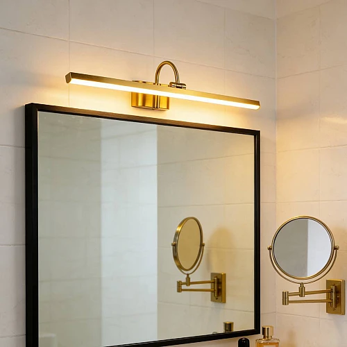 إضاءة أبليك حائط مودرن زيتي لون الانارة 3 اضاءات واط 15 مقاس 600 ملم