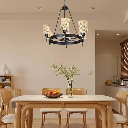 علاقي مودرن اسود E27*6