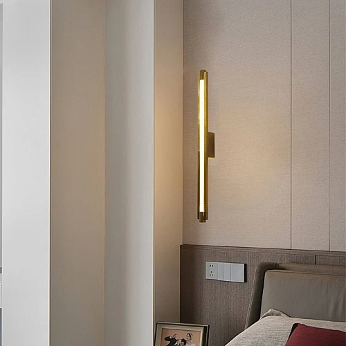 إضاءة ابليك حائط مودرن زيتي لون الانارة اصفر 18 واط قطر 600 ملم