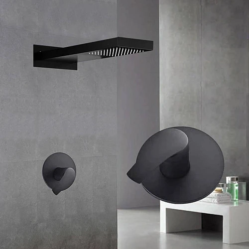 وجه مخفي دائري خط واحد اسود