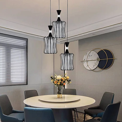 علاقي مودرن اسود E27*3